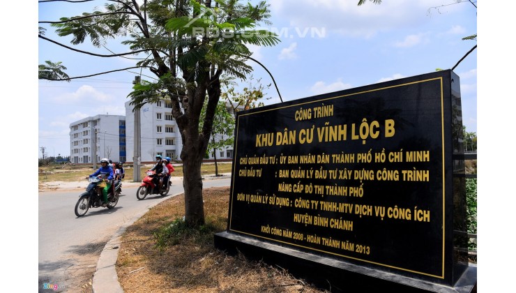 Kẹt tiền cần bán gấp lô đất 100m2 KDC Vĩnh Lộc B giá 2 tỷ,sổ hồng công chứng.