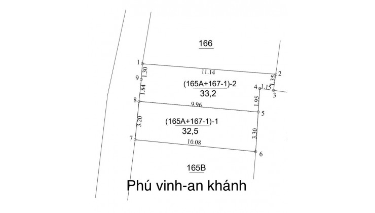 BÁN ĐẤT THỔ CƯ  YÊN LŨNG-AN KHÁNH