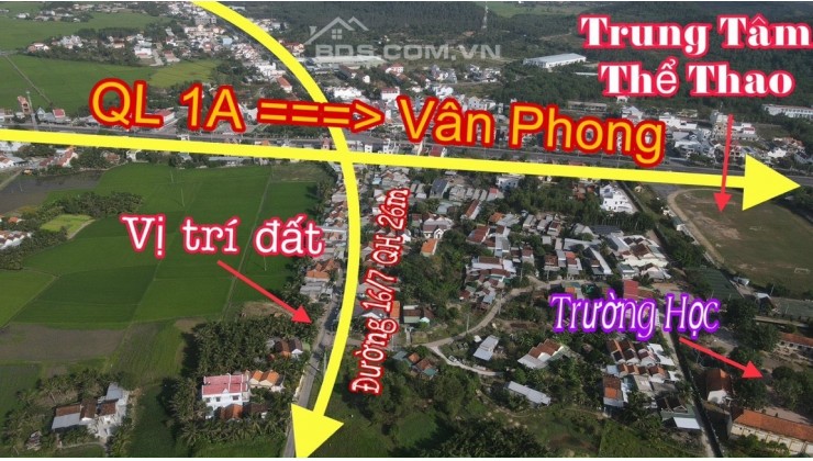 Bán đất trung tâm thị xã Ninh Hòa - Đất ở đô thị - Đường 26m kết nối ql1a 200m