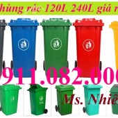 Sỉ thùng rác giá rẻ- thùng rác có dung tích 120L 240L 660L giá rẻ tại tiền giang- lh 0911082000
