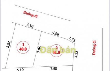 40m chỉ hơn 600tr đường thông 5m tại Đông Xuân