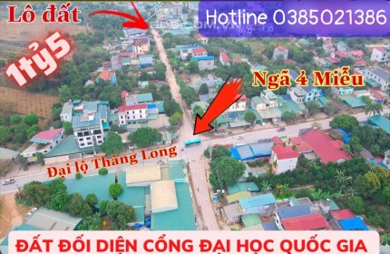 Bán Gấp Đất 2 mặt tiền tại Ngã Tư Miễu - Sát sườn Xanh Villas view hồ chỉ từ 1 tỷ 5