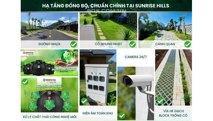 BÁN NỀN ĐÁT VIEW ĐỒI TẠI KHU NGHỈ DƯỠNG SUNRISE HILL TP. BẢO LỘC, LÂM ĐỒNG. 152M2, CÓ SHR, 13 TRIỆU/M2 - 0902358795