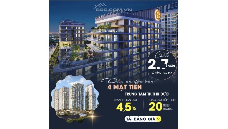 CĂN HỘ HẠNG A MÀ GIÁ NHẸ NHÀNG, CHỈ 20 TRIỆU/ THÁNG??!
