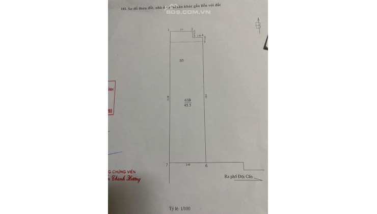 CẦN BÁN NGÕ 194 ĐỘI CẤN - 46M2 ,5 TẦNG 7 NGỦ- GIÁ 5,2 TỶ , BA ĐÌNH ,