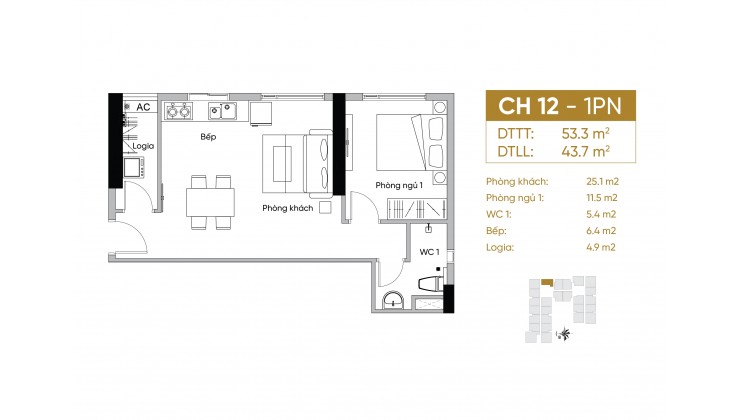 Chỉ thanh toán 570tr ký HDMB, nhận nhà ở ngay căn hộ 1PN, tiến độ thanh toán tối ưu