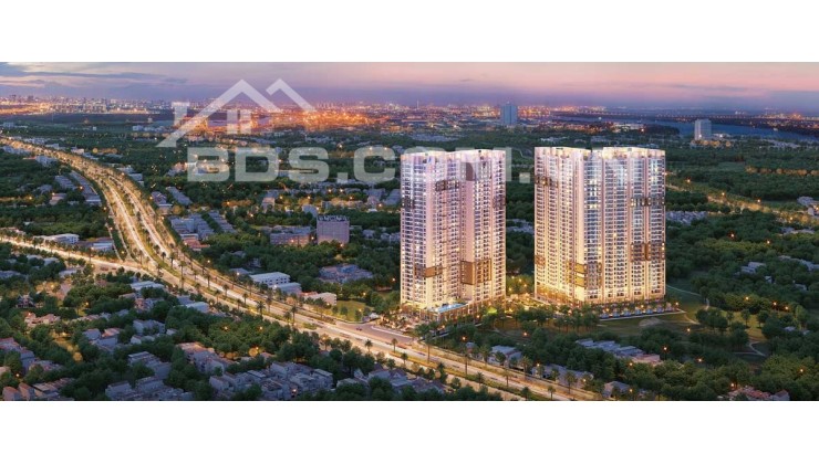 Căn hộ Opal Boulevard 2 phòng ngủ 75m2 giá 2,5 tỷ, hướng Đông Bắc, đã có sổ, tầng cao.