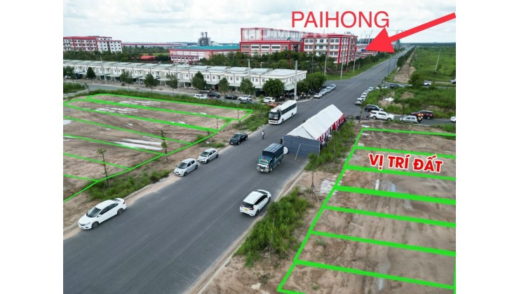 Đất nền đối diện công ty Paihong KCN Bàu Bàng giá gốc 9,5 triệu/m2