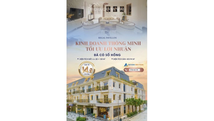 Bán nhà phố mặt tiền kinh doanh rộng 423 m2 ngay trung tâm thanh phố Đà Nẵng, ngay điểm bắn pháo hoa Quốc tế