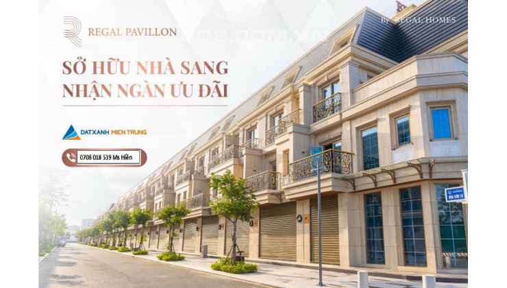 Trở thành nhà đầu tư thông thái với nhà phố thương mại Regal Pavillon rẻ hơn thị trường đến 2,5 tỷ