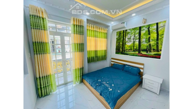 NHÀ MỚI FULL NỘI THẤT, NGAY PHẠM VĂN CHIÊU-4 PN , 15 Triệu