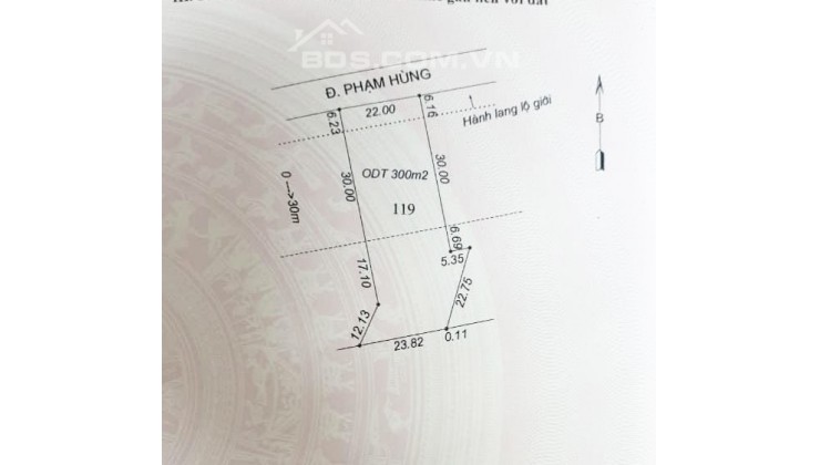 4.6 triệu/m2 -Bán đất nền con đường Phạm Hùng, Phường 8, Thành Phố Sóc Trăng