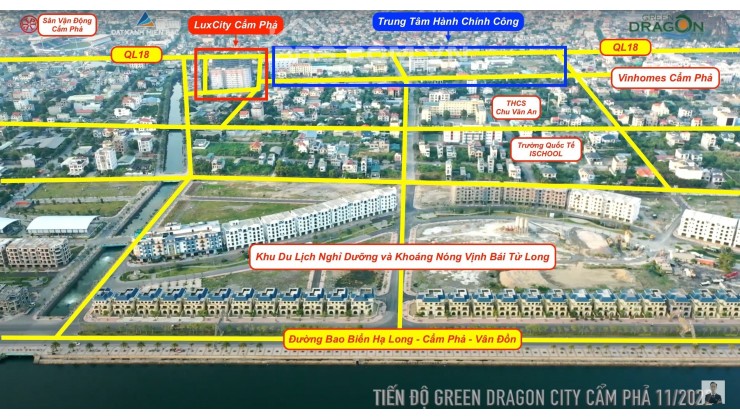 Bán Căn hộ Luxcity Cẩm phả. Cam kết thuê lại 9tr 1 tháng.