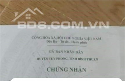 Nhà bán ven biển Chí Công Tuy Phong, 170m2. 100% thổ cư giá 3.5 tỷ