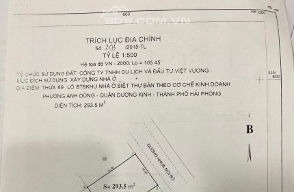 Bán đất Anh Dũng 8 , Dương Kinh, Hải Phòng giá hấp dẫn