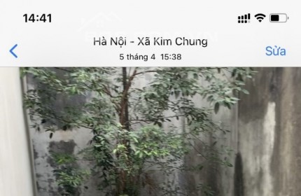 44M2 ĐẤT ĐẠI TỰ KIM CHUNG HOÀI ĐỨC MT 4M NGÕ THÔNG