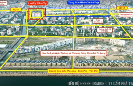 Bán Căn hộ Luxcity Cẩm phả. Cam kết thuê lại 9tr 1 tháng.