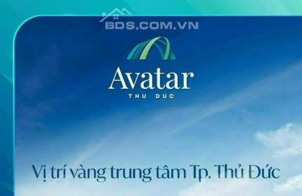 Căn hộ cao cấp AVATAR THỦ ĐỨC, mặt tiền vành đai 2, một trong những tập đoàn BĐS lớn nhất Việt Nam, chỉ cần 120triệu là có thể sở hữu.