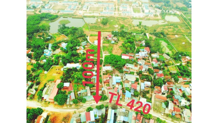 MUA LÀ LÃI - 125m2 bán cắt lỗ chỉ 15tr9/m2, ngay sát CNC Hòa Lạc