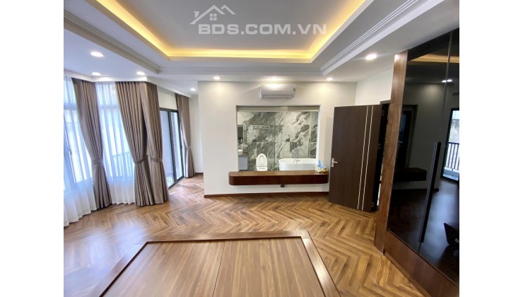 BÁN NHÀ CHÍNH CHỦ  6 TẦNG, MT5M, DT  75M2, THANG MÁY GARA 2 Ô TÔ, HỒNG TIẾN, HOÀNG NHƯ TIẾP, BỒ ĐỀ, LONG BIÊN
