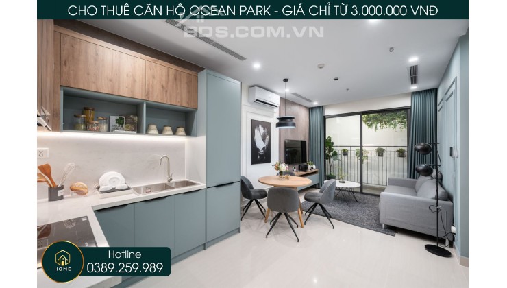 CHO THUÊ NHÀ VINHOMES OCEAN PARK RẺ NHẤT môi trường TỪ 4 TRIỆU, cam đoan DV hoạt động 24/7