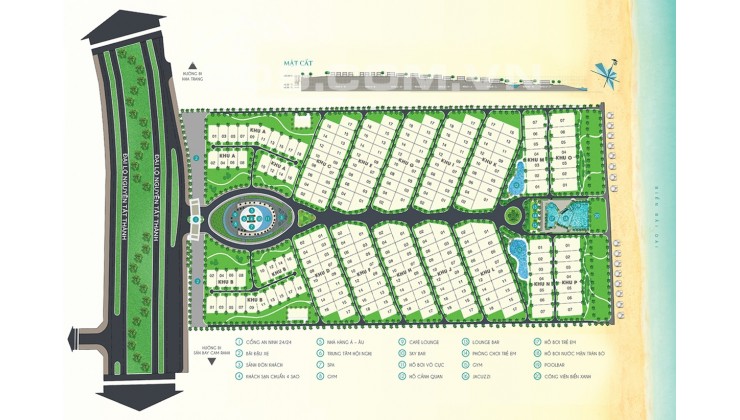 Chỉ 7,7 tỷ đã sỏ hữu ngay BT biển bãi dài Cam Ranh 240m2.Wyndham vận hành cho thuê.Cam kết thuê lại 5 năm đầu