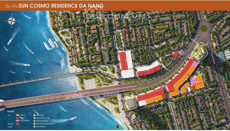 HÀNG NÓNG 2 LÔ 190m2 MT Phan Huy Chú- Sun Cosmo Residence- Giá đầu tư hấp dẫn CHỈ 11 tỷ