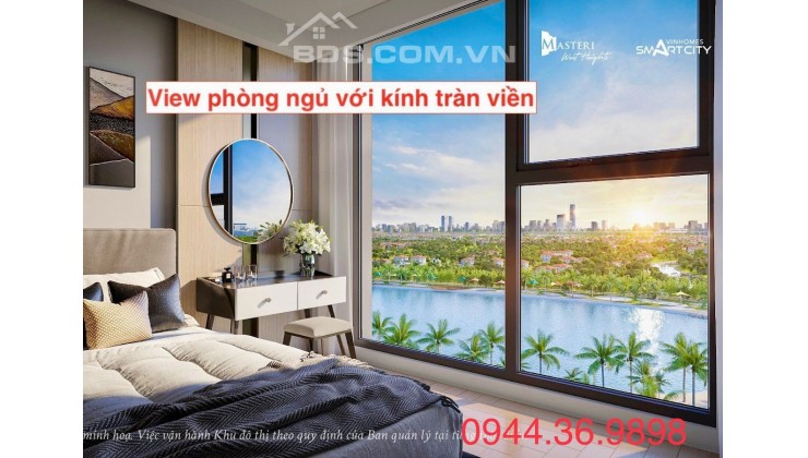 Masteri - Bán căn hộ hạng sang view hồ đẳng cấp nhất Vinhomes Smart City