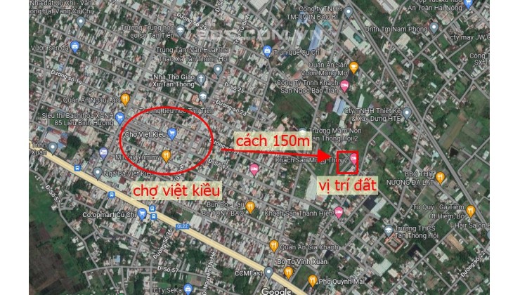 Chủ Ngộp Cần Bán Lô Đất Ngay Chợ Việt Kiều - Củ Chi
