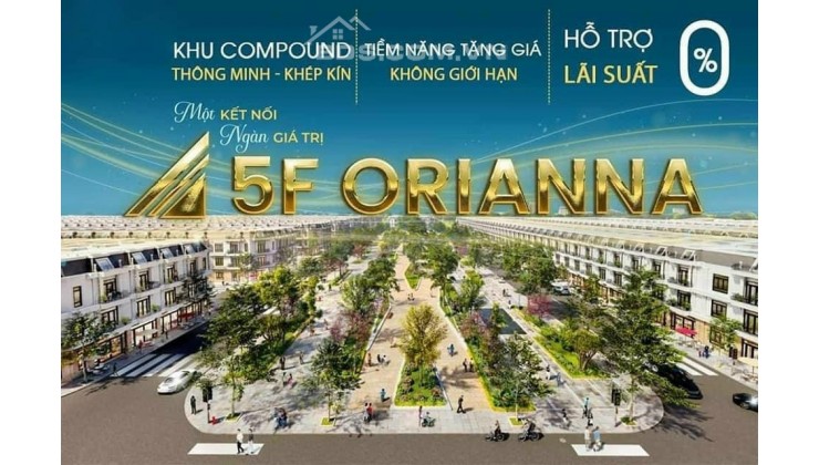 Bán đất khu đô thị Orianna, diện tích 75m2 – 160m2, giá thoả thuận