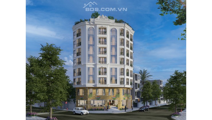 Chính chủ gửi bán toà nhà 9 tầng lô góc chung cư mini  tại tái định cư Bắc Phú Cát cách  ĐH quốc gia 1km