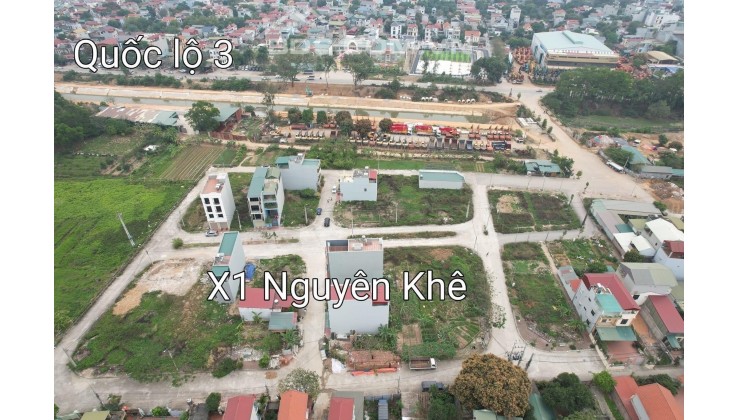 Bán đất bìa làng Khê Nữ Nguyên Khê Đông Anh giá đầu tư