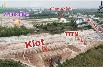 Chỉ 348 triệu sở hữu ngay 75m2 đất mặt tiền DT741