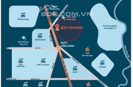 Bán Đất Nền Tại Khu Đô Thị Thông Minh Compound 5F ORIANNA