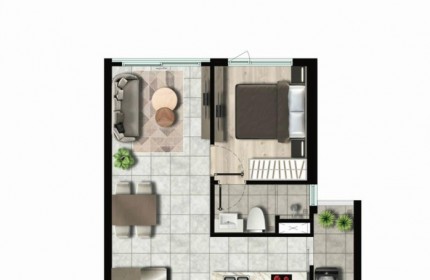 Chính chủ cần sang nhượng căn hộ 59m2 2PN, 2WC  WESTGATE- dự án trung tâm hành chính Bình Chánh