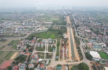 Bán đất bìa làng Khê Nữ Nguyên Khê Đông Anh giá đầu tư