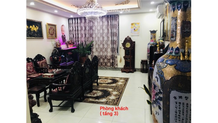 Cho thuê nhà 81m2 x 5 tầng, La Thành MT 6m oto vào