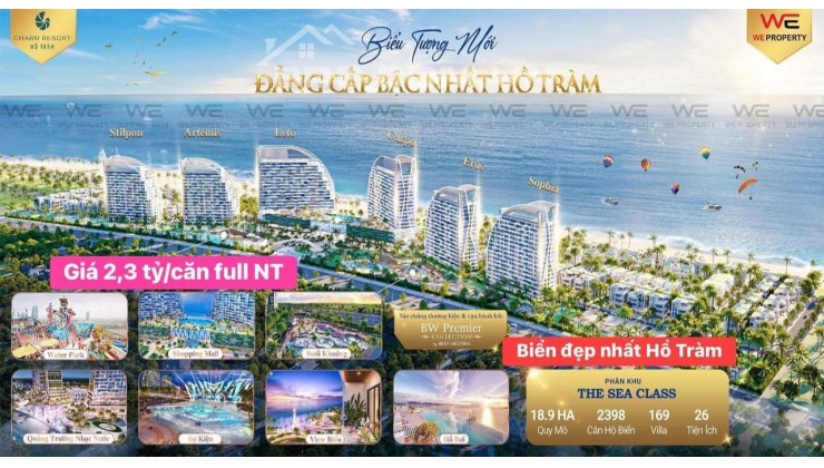 Cơ hội sở hữu bất động sản Biển tốt nhất tại Biển Hồ Tràm , Bà Rịa Vũng Tàu