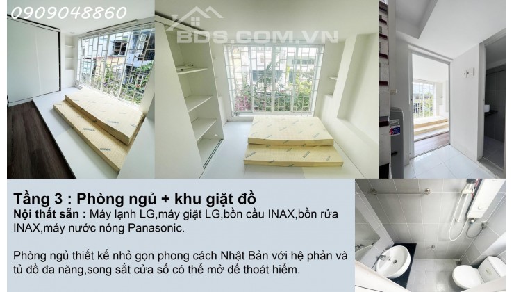 Nhà Phố Mini Tuyệt đẹp đầy đủ công năng vào ở ngay hẻm 3m thông nhỉnh 3 tỷ