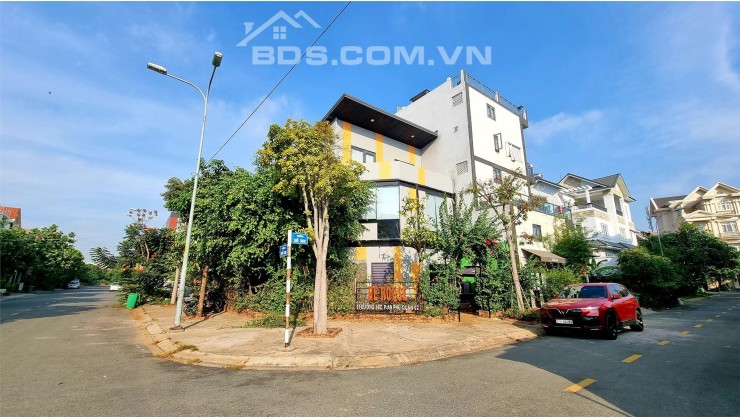 Cho thuê tòa nhà đẹp góc 2MT số 36C An Phú An Khánh, Quận 2 - 75 triệu dtkv12x20 trệt 2 lầu có sân vườn