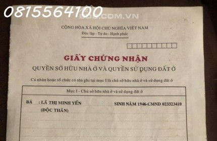 Bán nhà phan huy ích, P12, gò vấp. Giá 2,9 tỷ dtkv 4.1x10 CN43m2