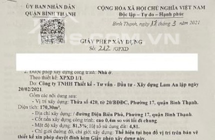 Bán đất HXT Nguyễn Cửu Vân, Phường 17, Bình Thạnh (sát vách quận 1) DTKV 11x16 công nhận 170m2 GPXD Hầm 5 lầu, Giá giảm 36 tỷ còn 31,5 tỷ bán.