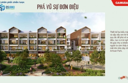 Bán shophouse Artisan Park 2 mặt tiền đường Lê Hoàn, trung tâm TP mới Bình Dương