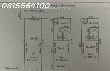 Cho thuê nhà 294 Hai Bà Trưng, Quận 1- 5x29 trệt 2 lầu giá 130 triệu chưa vat