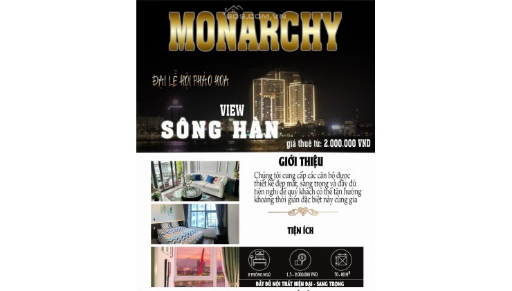 Ngắm Phao Hoa tại Căn Hộ tuyệt đẹp tại Đà Nẵng