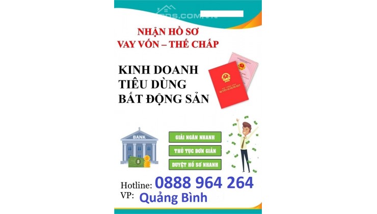 bán đất chợ cuồi Tiến Hoá Tuyên Hoá, dt 7x20,5, giá 6xx triệu, ngân hàng hỗ trợ vay vốn, LH 0888964264