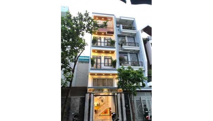 Nhà 4 tầng Phạm Văn Chiêu, Gò Vấp, DTXD 255m2, đường rộng 12m, giá 10.7 tỷ
