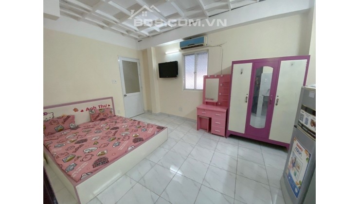 Bancol, cửa sổ-điều hoà, tủ lạnh- 24m²-Nguyễn Văn Linh