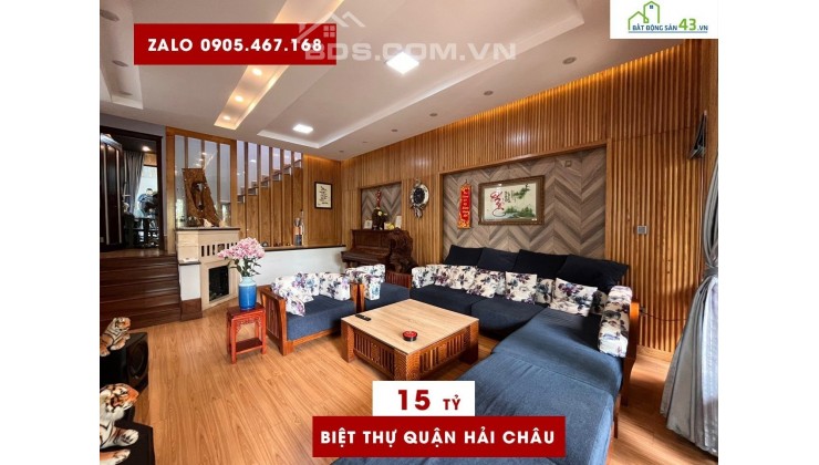 Biệt Thự tâm huyết quận Hải Châu, Đà Nẵng giá 15 tỷ để lại toàn bộ nội thất.