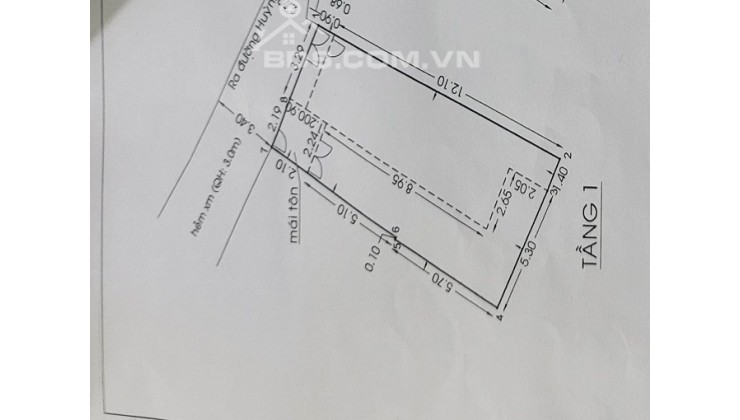 Bán nhà Huỳnh Văn Bánh, P13, Phú Nhuận, 80m2, 2 tầng, chỉ 110tr/m2.